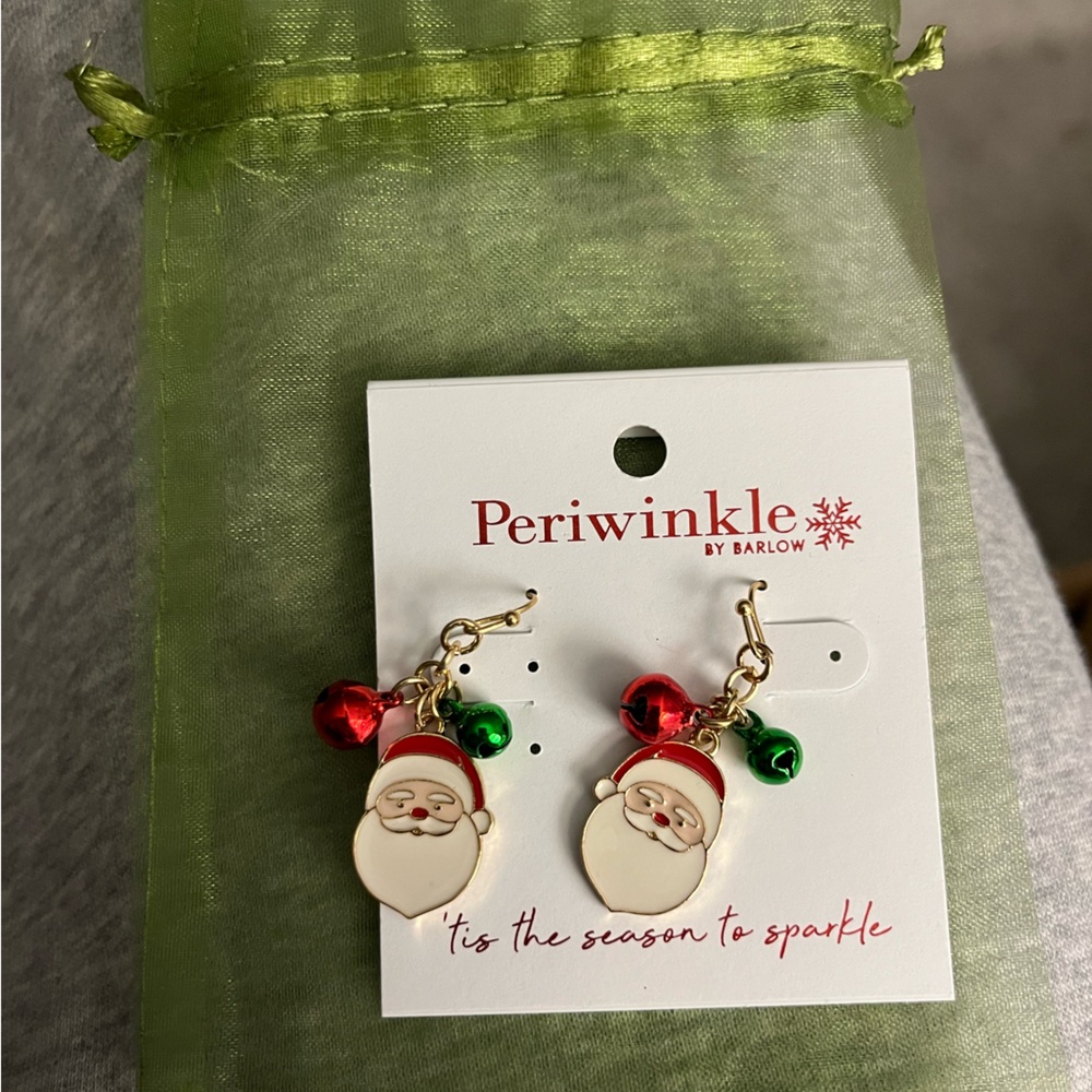 Christmas — Santa Jingle Bell Earrings